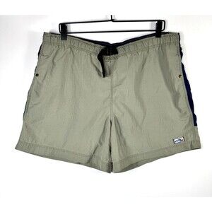 Vintage McIntosh and Seymour Class 5 Short Men Large Olive Green Blue 90s Active